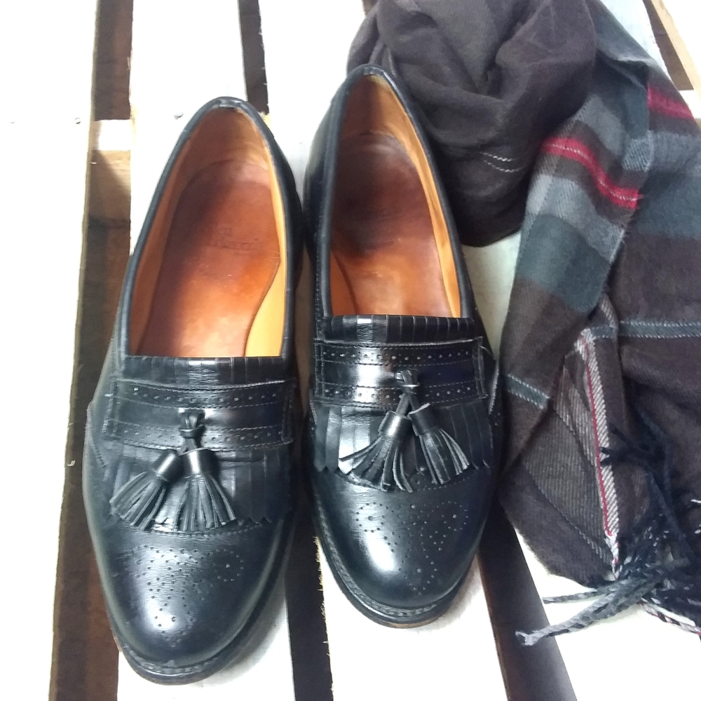 Allen Edmonds Loafers Black Leather Classic